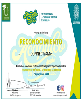 Reconocimiento CONNECT@Me Acapulco web