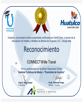 Reconocimiento CONNECT@Me Huatulco web