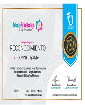 Reconocimiento CONNECT@Me Ixtapa Zihuatanejo web