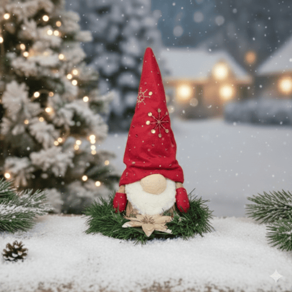 Gnomos NavideƱos Artesanales: Figura Decorativa GNOME con Barba o Trenzas | Varios Colores